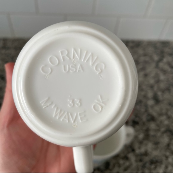 Vintage Corelle Corning USA Friendship Cups 2pc - Picture 3 of 4